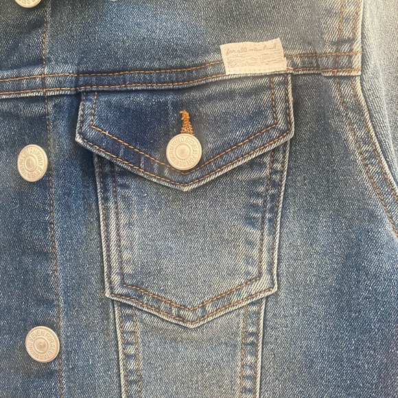 7 for all Mankind Floral Patch Jean Jacket - Picture 4 of 6